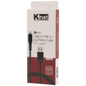 کابل لایتنینگ فست شارژ کی نت K-C529 طول 1.5 متر