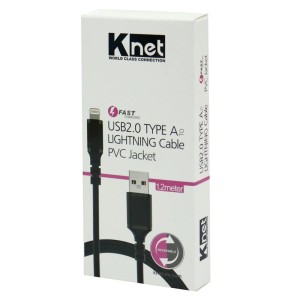 کابل آیفونی فست شارژ K-net K-C531 1.2m