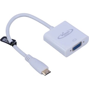 تبدیل Mini HDMI به VGA ونوس PV-T890 + کابل صدا