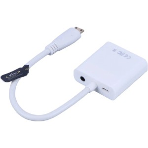 تبدیل Mini HDMI به VGA ونوس PV-T890 + کابل صدا
