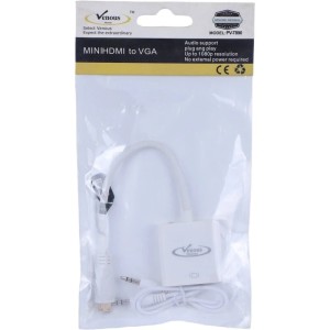 تبدیل Mini HDMI به VGA ونوس PV-T890 + کابل صدا