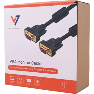 کابل VGA واصل Vasel طول 10 متر