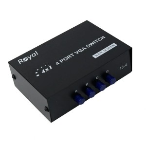 سوییچ 4 پورت VGA رویال VGA-15-4