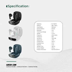 هندزفری بلوتوثی گرین لاین Interlaken GL-TWS73 GNINLKTWS - تصویر 15