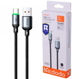 کابل تایپ سی فست شارژ 3 آمپر مک دودو CA-646 طول 2 متر