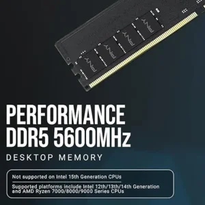 رم کامپیوتر پی ان وای Performance DDR5 16GB Single 5600MHz CL46 - تصویر 4