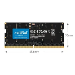 رم لپ تاپ کروشیال DDR5 16GB Single 5600MHz CL46 - تصویر 5