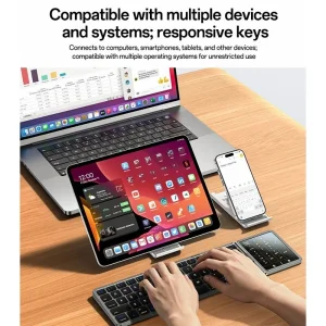 کیبورد بی سیم تاشو یسیدو KB49 - تصویر 5