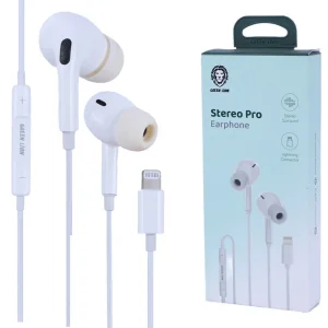 هندزفری لایتنینگ گرین لاین Stereo Pro GNSTPROEPLG