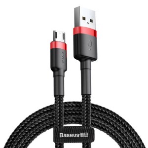 کابل میکرو یو اس بی Baseus Cafule CAMKLF-B 2.4A 1m
