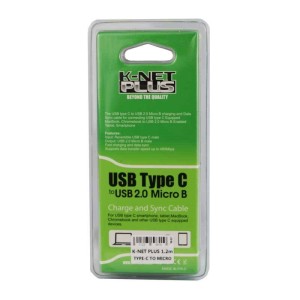 کابل K-Net Plus Type-C to Micro USB 1.2m