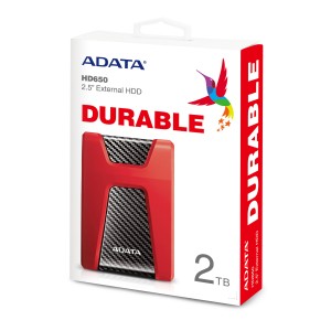 هارد ADATA HD650 2TB قرمز