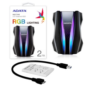 هارد اکسترنال ای دیتا ADATA HD770G RGB 2TB