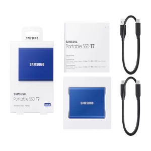 هارد اکسترنال آبی Samsung SSD External T7 1TB | برنس شاپ