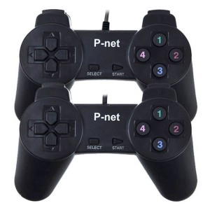 دسته بازی دوبل ساده سیمی P-net X.4