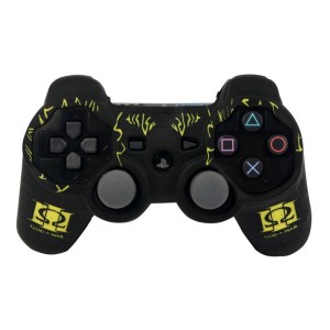 روکش دسته بازی PS3 طرح God Of War زرد مشکی