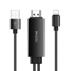 کابل تبدیل Yesido HM04 Lightning to HDMI 1.8m