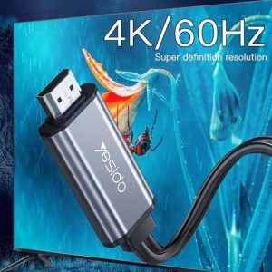 کابل تبدیل Yesido HM02 Type-C to HDMI 4k 1.8m