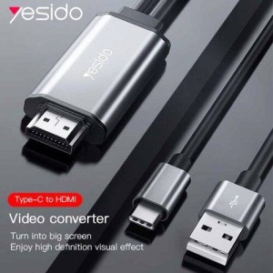 کابل تبدیل Yesido HM02 Type-C to HDMI 4k 1.8m
