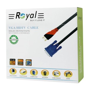 کابل Royal HDMI 30m پوست ماری