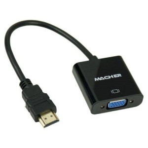 تبدیل Macher MR-206 HDMI To VGA + کابل صدا