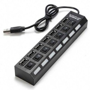 هاب کلید دار ROHS 7Port USB2.0