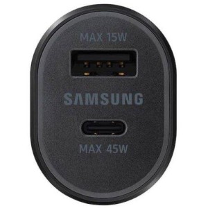 شارژر فندکی فست شارژ Samsung EP-L500 QC3.0 3A PD 45W + کابل تایپ سی