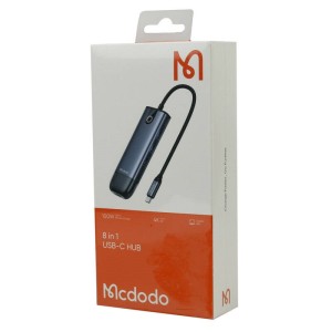هاب و رم ریدر Mcdodo HU-7730 USB 3.0/HDMI/LAN/TF/SD 100W PD To Type-C