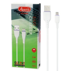 کابل آیفونی فست شارژ Apama 369 2.4A 1m