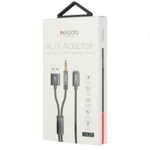 کابل تبدیل Yesido YAU18 Lightning To AUX / USB 1.2m