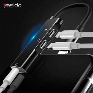 تبدیل Yesido YAU13 Lightning to AUX / Lightning