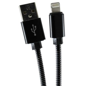 کابل اصلی آیفونی روکش فلزی سر فلزی درجه یک