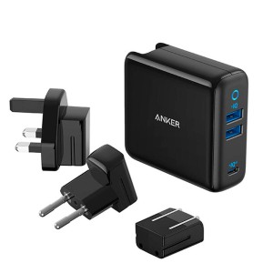 کلگی فست شارژ Anker Powerport A2033 3Port 4A PD 65W