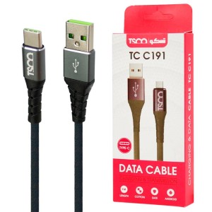 کابل تایپ سی TSCO TC C191 2.1A 1m