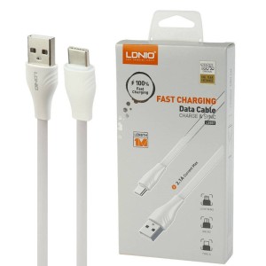 کابل تایپ سی فست شارژ Ldnio LS551 2.1A 1m