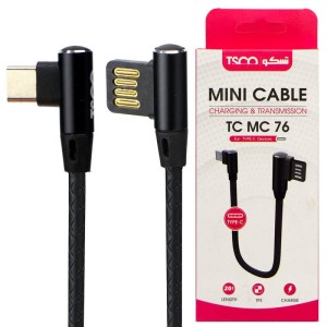 کابل تایپ سی TSCO TC MC 76 20cm دو سر L