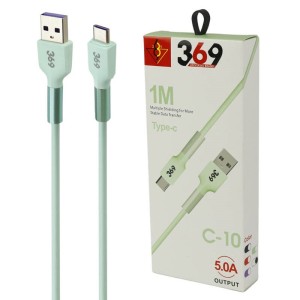 کابل تایپ سی فست شارژ Universal Brand 369 C-10 5A 1m
