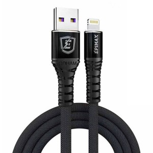 کابل آیفونی فست شارژ Epimax EC-03 5A 1.2m