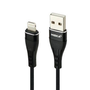 کابل آیفونی فست شارژ Hiska LX-207 5A 1m