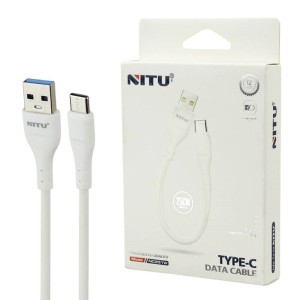 کابل کوتاه تایپ سی فست شارژ Nitu NC251 25cm