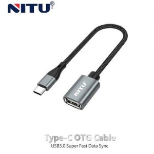 کابل تبدیل Nitu NT-CN18 OTG USB To Type-C
