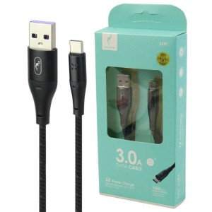 کابل تایپ سی فست شارژ Sky dolphin S49T 3A 1m