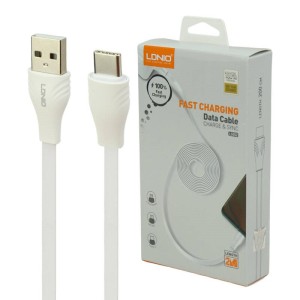 کابل تایپ سی فست شارژ Ldnio LS552 2.1A 2m