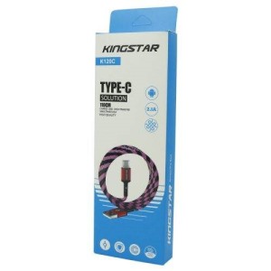 کابل تایپ سی KingStar K120C 2.1A 1.1m