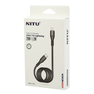 کابل تبدیل فست شارژ Nitu NC140 Type-C To Lightning 20W 1.2m