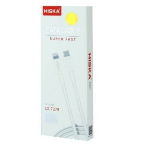 کابل تبدیل فست شارژ Hiska LX-727R Type-C to Lightning 2A 1m