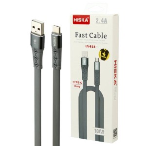 کابل تایپ سی فست شارژ Hiska LX-823 2.4A 1m