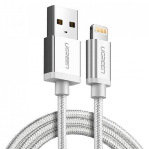 کابل آیفونی فست شارژ Ugreen US199 30584 2.1A 1m