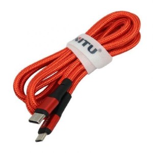 کابل تبدیل فست شارژ Nitu NC126 Type-C to MicroUSB 2.4A 1.2m