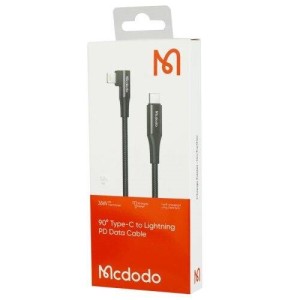 کابل تبدیل فست شارژ Mcdodo CA-132 Type-C to Lightning 3A PD 36W 1.2m یکسر L